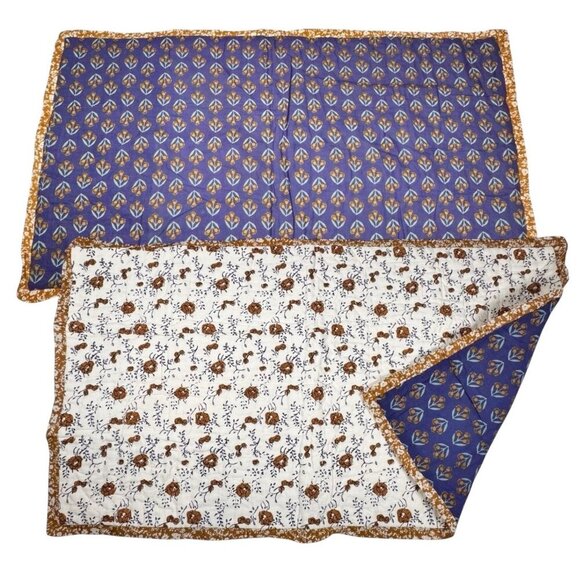 NEW Anthropologie Amber Lewis Rosebury KING Shams Set 2 Floral Cottage - Picture 1 of 13